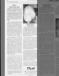 Obituary for Norma Louise MILLS Ayers